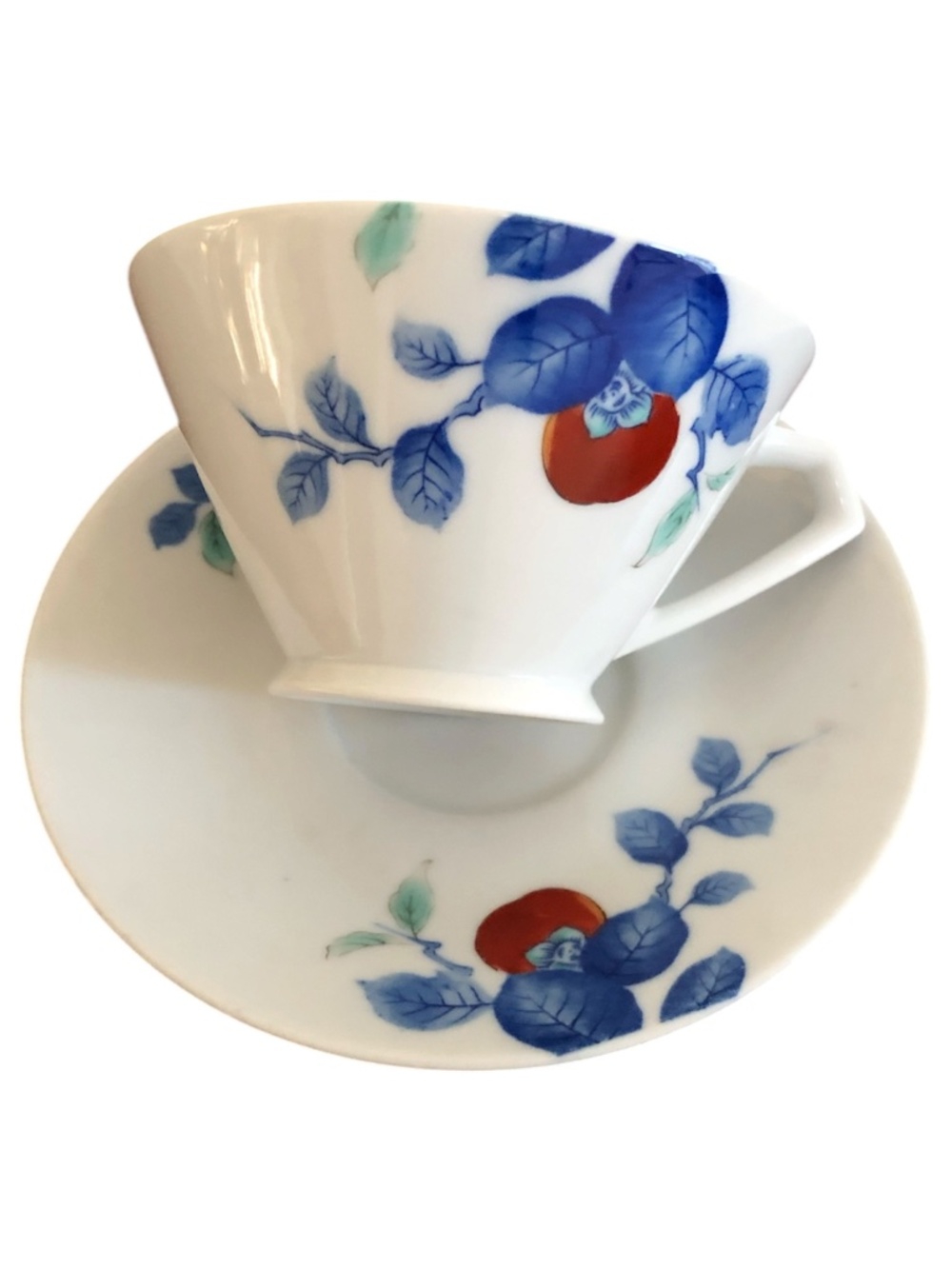 Vintage Noritake 1389 (Fruit) Cups & Saucers - Set of 4 - Picture 3 of 12
